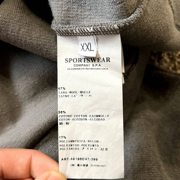 C.P. Company Men's Long Sleeve Polo Half Zip Size XXL - Picture 9 of 11